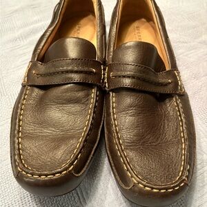 Sperry Men's Dark Brown Leather Slip-Ons